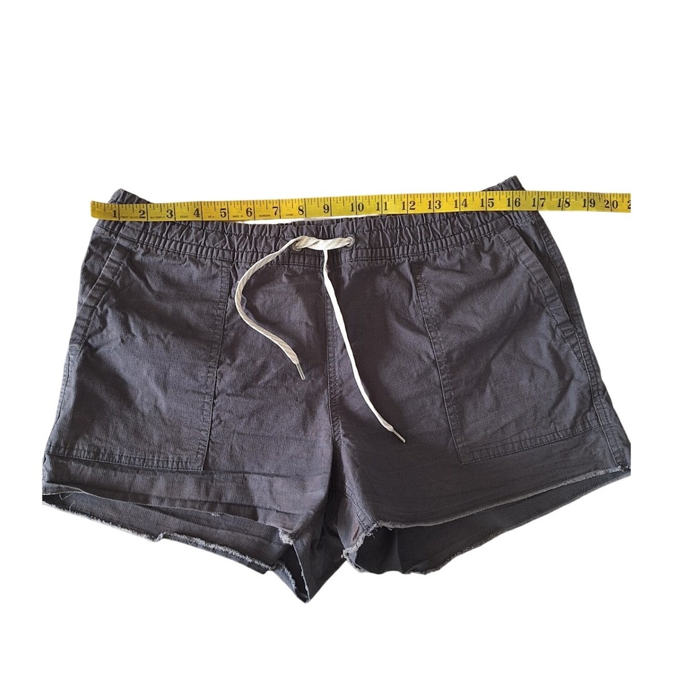 Vuori Shorts Women's  Dark Gray Ripstop Drawstring Pockets Elastic‎ Waist M - Picture 5 of 8